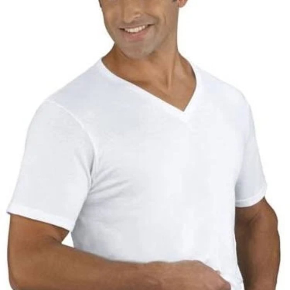 Jockey Men's 4-Pk. Classic Cotton V-Neck T-Shirts